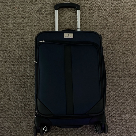 Stylish Black Rolling Suitcase